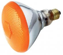  S4425 - 100 Watt BR38 Incandescent; Amber; 2000 Average rated hours; Medium base; 120 Volt