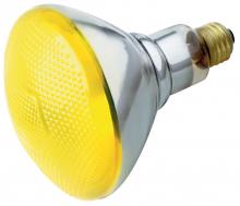  S4426 - 100 Watt BR38 Incandescent; Yellow; 2000 Average rated hours; Medium base; 120 Volt