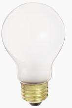  S5020 - 25 Watt A19 Incandescent; Frost; 1500 Average rated hours; 250 Lumens; Medium base; 34 Volt