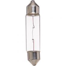 Satco Products Inc. S6986 - 10 Watt miniature; T3 1/4; 20000 Average rated hours; 120 Lumens; Festoon base; 12 Volt