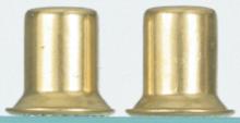 Satco Products Inc. S70/136 - 2 Finials; Brass Finish; 1"