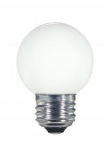 Satco Products Inc. S9159 - 1.4 Watt LED; G16 1/2; White; 2700K; Medium base; 120 Volt; Carded