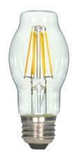 Satco Products Inc. S9575 - 4.5 Watt BT15 LED; Clear; Medium base; 2700K; 450 Lumens; 120 Volt