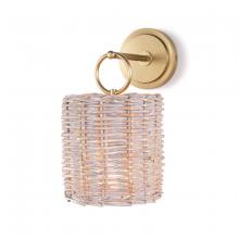  15-1102NB - Regina Andrew Nantucket Sconce (Natural Brass)