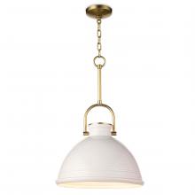  16-1219WT - Regina Andrew Eloise Ceramic Pendant (White)