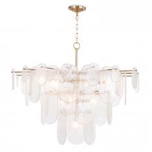  16-1434NB - Regina Andrew Echo Chandelier (Natural Brass)