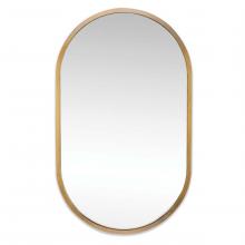  21-1088NB - Regina Andrew Canal Mirror (Natural Brass)