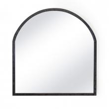  21-1146BLK - Regina Andrew Knox Leather Mantle Mirror (Black)