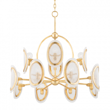 Hudson Valley 1534-VGL - 12 LIGHT CHANDELIER