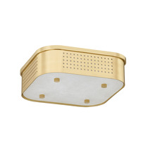 Hudson Valley 4114-AGB - MADISON SQUARE FLUSH MOUNT