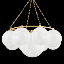 Hudson Valley 5243-AGB - 9 LIGHT CHANDELIER