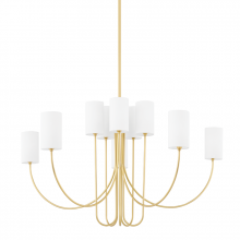 Hudson Valley 6848-AGB - 10 LIGHT CHANDELIER