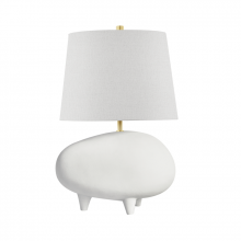 Hudson Valley KBS1423201A-AGB/MW - 1 LIGHT TABLE LAMP