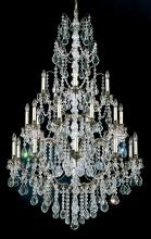  5782-22H - Bordeaux 25 Light 120V Chandelier in Heirloom Gold with Clear Heritage Handcut Crystal