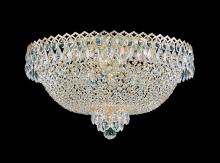  2618-211O - Camelot 6 Light 120V Flush Mount in Aurelia with Optic Crystal