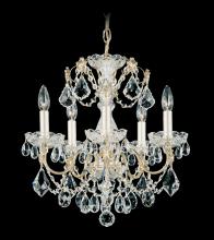  1704-211 - Century 5 Light 120V Chandelier in Aurelia with Clear Heritage Handcut Crystal