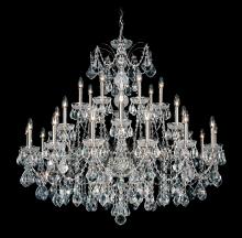  1718-211 - Century 28 Light 120V Chandelier in Aurelia with Clear Heritage Handcut Crystal