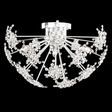  DN1224N-22R - Esteracae 3 Light 120V Semi-Flush Mount in Heirloom Gold with Clear Radiance Crystal