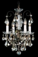  3648-211H - New Orleans 4 Light 120V Chandelier in Aurelia with Clear Heritage Handcut Crystal