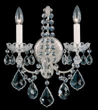  3651-211H - New Orleans 2 Light 120V Wall Sconce in Aurelia with Clear Heritage Handcut Crystal