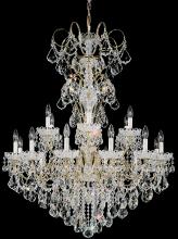  3660-211H - New Orleans 18 Light 120V Chandelier in Aurelia with Clear Heritage Handcut Crystal