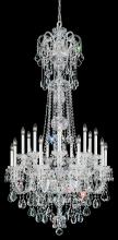  6818-211H - Olde World 23 Light 120V Chandelier in Aurelia with Clear Heritage Handcut Crystal