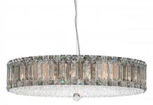  6674R - Plaza 21 Light 120V Pendant in Polished Stainless Steel with Clear Radiance Crystal