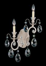 Schonbek 1870 3758-51 - Renaissance 2 Light 120V Wall Sconce in Black with Heritage Handcut Crystal