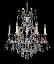  3770-22 - Renaissance 7 Light 120V Chandelier in Heirloom Gold with Clear Heritage Handcut Crystal