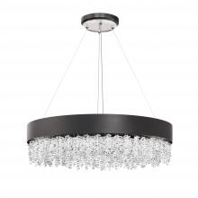 Schonbek 1870 S3526-18O - Soleil 26in LED 3000K/3500K/4000K 120V-277V Linear Pendant in Black with Clear Optic Crystal