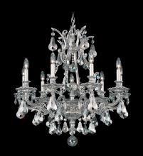  6949-26S - Sophia 9 Light 120V Chandelier in French Gold with Clear Crystals from Swarovski