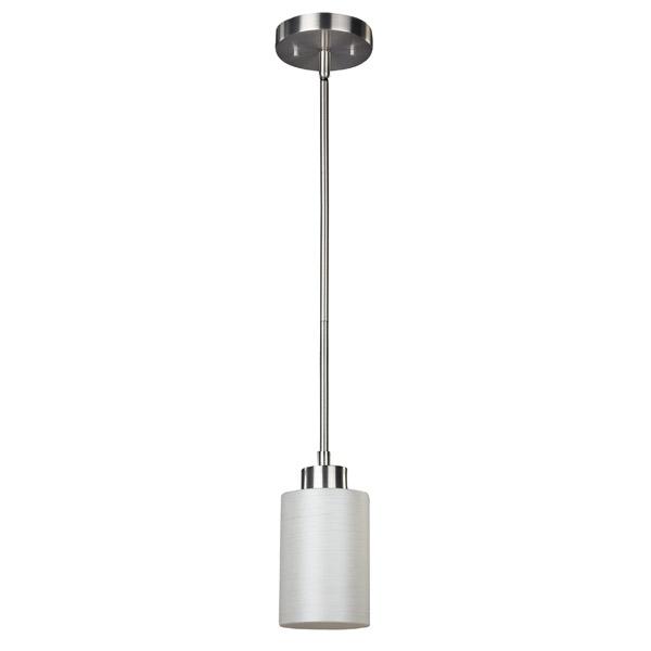 Margo 1 Lt Rod Pendant, Line Painted Glass, 100W Type A, 5 .75 IN W x 58 .25 IN H