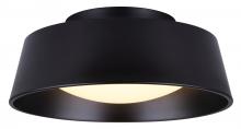  LFM131A14BK - Dion LED Integrated Flush Mount Light, Black Finish