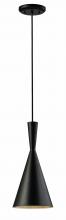  IPL183B01BK - Rocco, 1 Lt Cord Pendant, Aluminium, 100W Type A, 7 1/4"