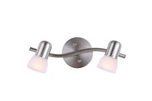  IT9251 - Jasper 2 Light Track Lighting, Pewter Finish