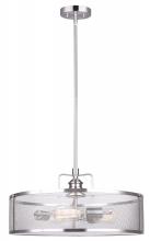  ICH626A03BN20 - BECKETT, ICH626A03BN20, 3 Lt 20" Rod Chandelier, Metal Shade