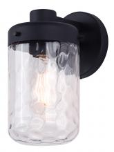  IOL637BK - JUNO 1 Light Outdoor Lantern, Black Finish