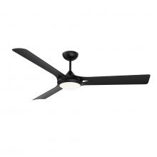 Kendal AC30760-BLK - Ori 60 in. Matte Black Ceiling Fan