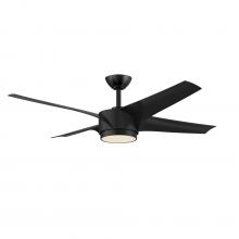 Kendal AC30952-BLK - Vela 52 in. Matte Black Ceiling Fan