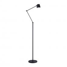 Kendal FL6401-BLK - Tesa Black Floor Lamp