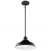  49992BK - Outdoor Pendant/Semi Flush 1Lt