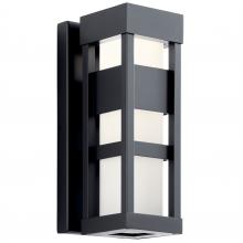 Kichler 59035BKLED - Ryler™ LED 3000K 12" Wall Light Textured Black