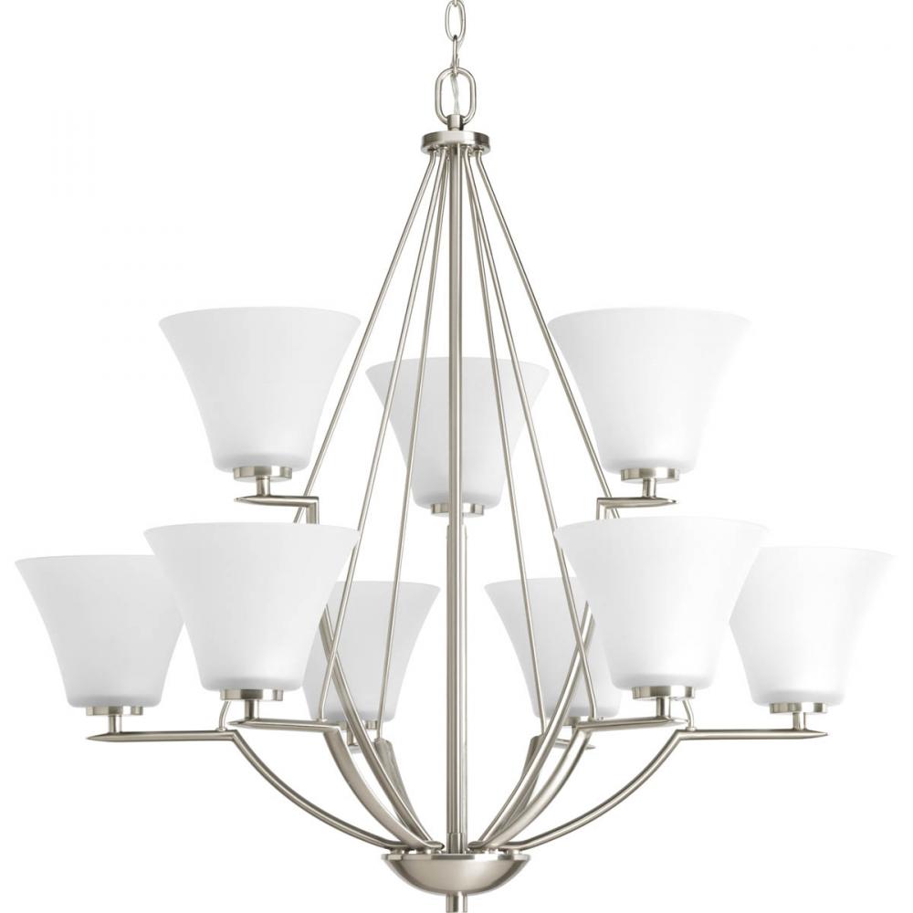 P4625-09 9-100W MED CHANDELIER