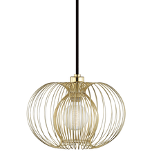  H181701S-PB - Jasmine 1lt Pendant 12" Polished Brass