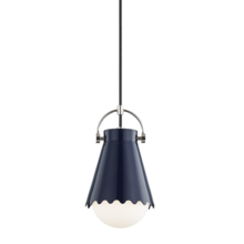  H351701S-PN/NVY - 1 LIGHT SMALL PENDANT