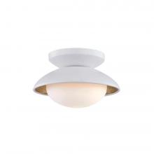 Mitzi by Hudson Valley Lighting H368601S-WH/GL - CADENCE 1 LIGHT SMALL SEMI FLUSH