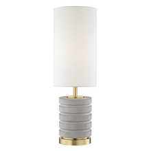 Mitzi by Hudson Valley Lighting HL250201-AGB - 1 LIGHT TABLE LAMP