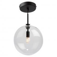  SC13190BK - Pinpoint 1 Light Semi-Flush Mount Black