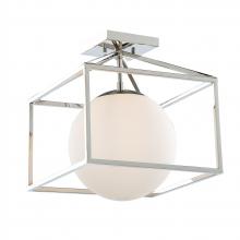  SC13274PN - Eclipse 1 Light Semi-Flush Mount