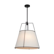  SC13364BK - Pullman Collection 4-Light Pendant Black